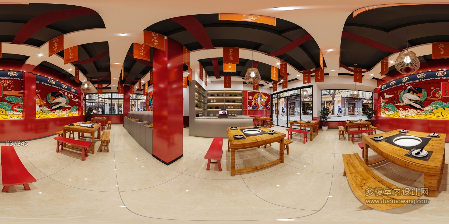 火锅店全景