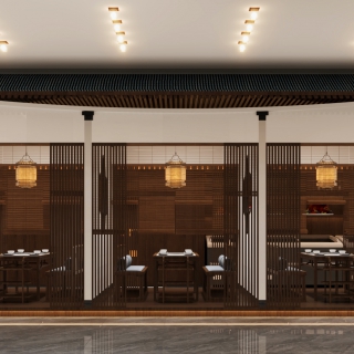 中式用餐区单张