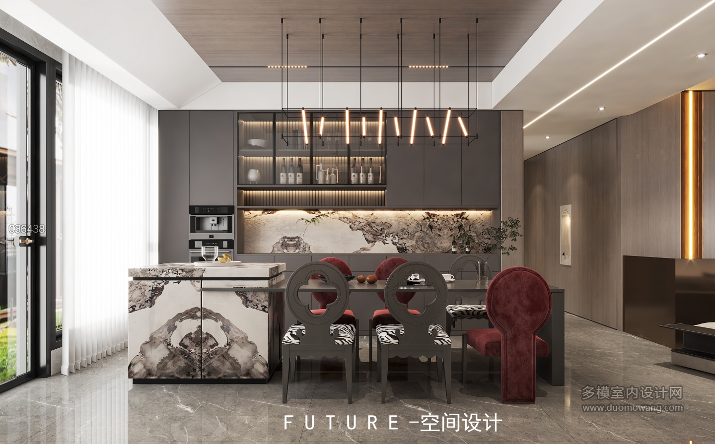 现代一楼餐厅