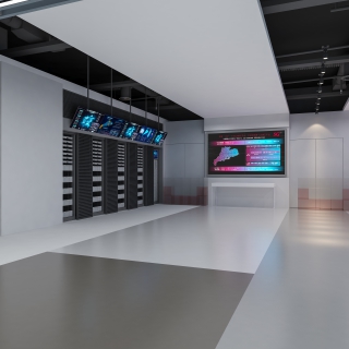 现代展厅展示区