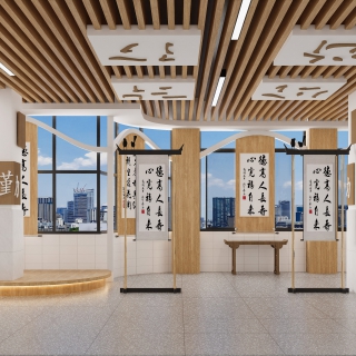 二楼新中式展示区