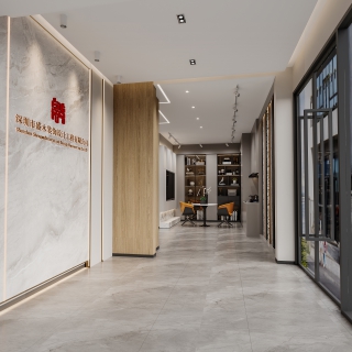 现代展厅入户区