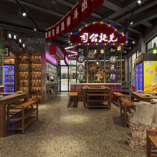 市井火锅店特写4