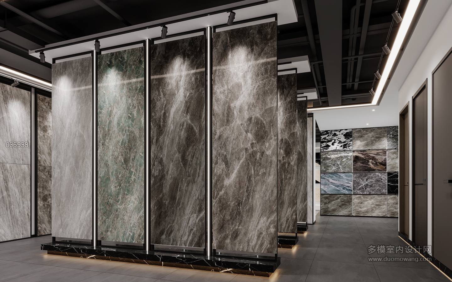 现代瓷砖展示区