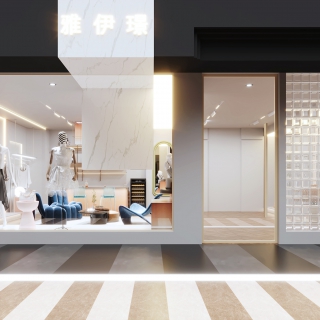 现代服装店门头 拷贝