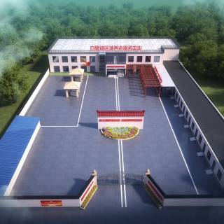养老院鸟瞰