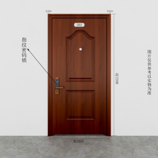 现代单开门