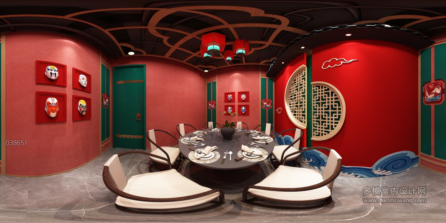 新中式国潮火锅店餐包