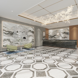中式3dsMax_大厅