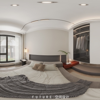 现代一楼次卧全景
