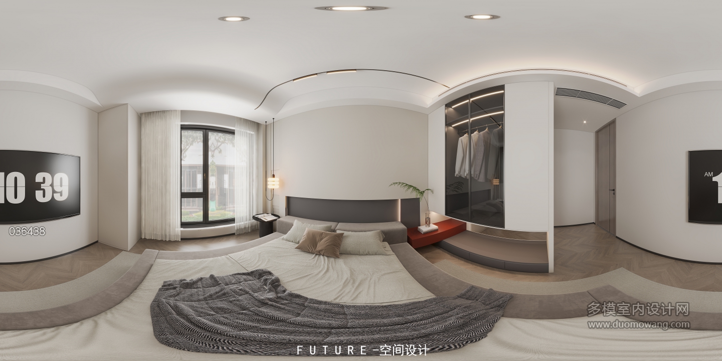 现代一楼次卧全景
