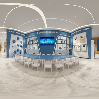 现代展厅青年科普全景
