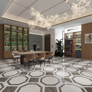 中式3dsMax_大厅1