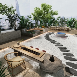 现代办公4F露台