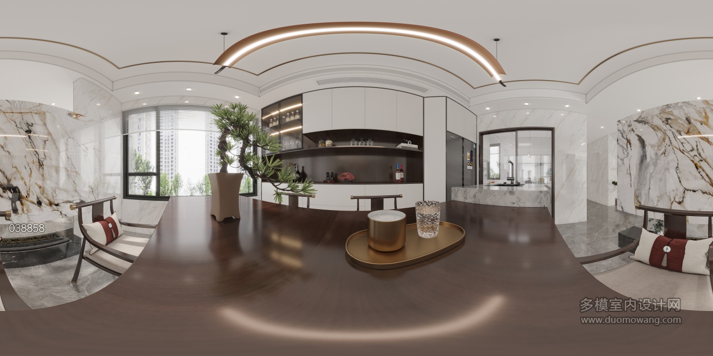 新中式一楼餐厅360
