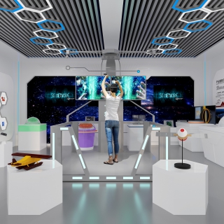 现在科技学校展厅