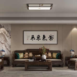 新中式沙发面