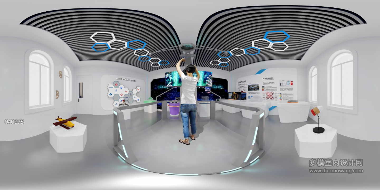 现在科技学校展厅