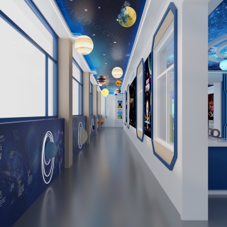 现在科技学校展厅