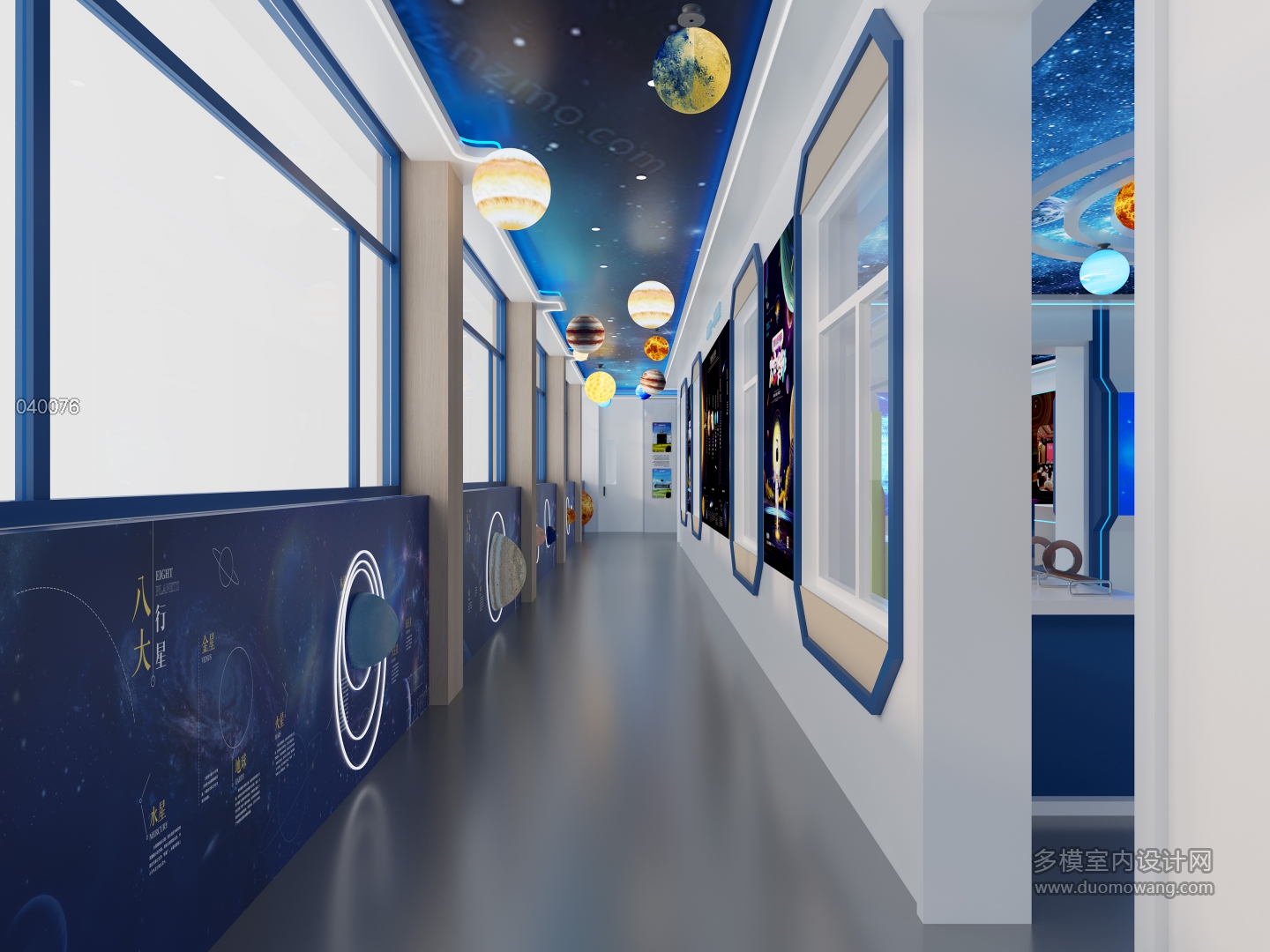 现在科技学校展厅