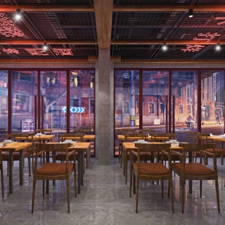 工业风 餐厅01