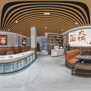 现代火锅店360