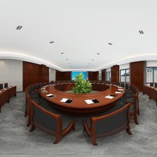 现代会议室全景 (1)