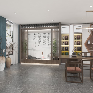 现代酒店展示区静态