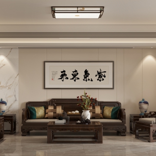 新中式沙发面
