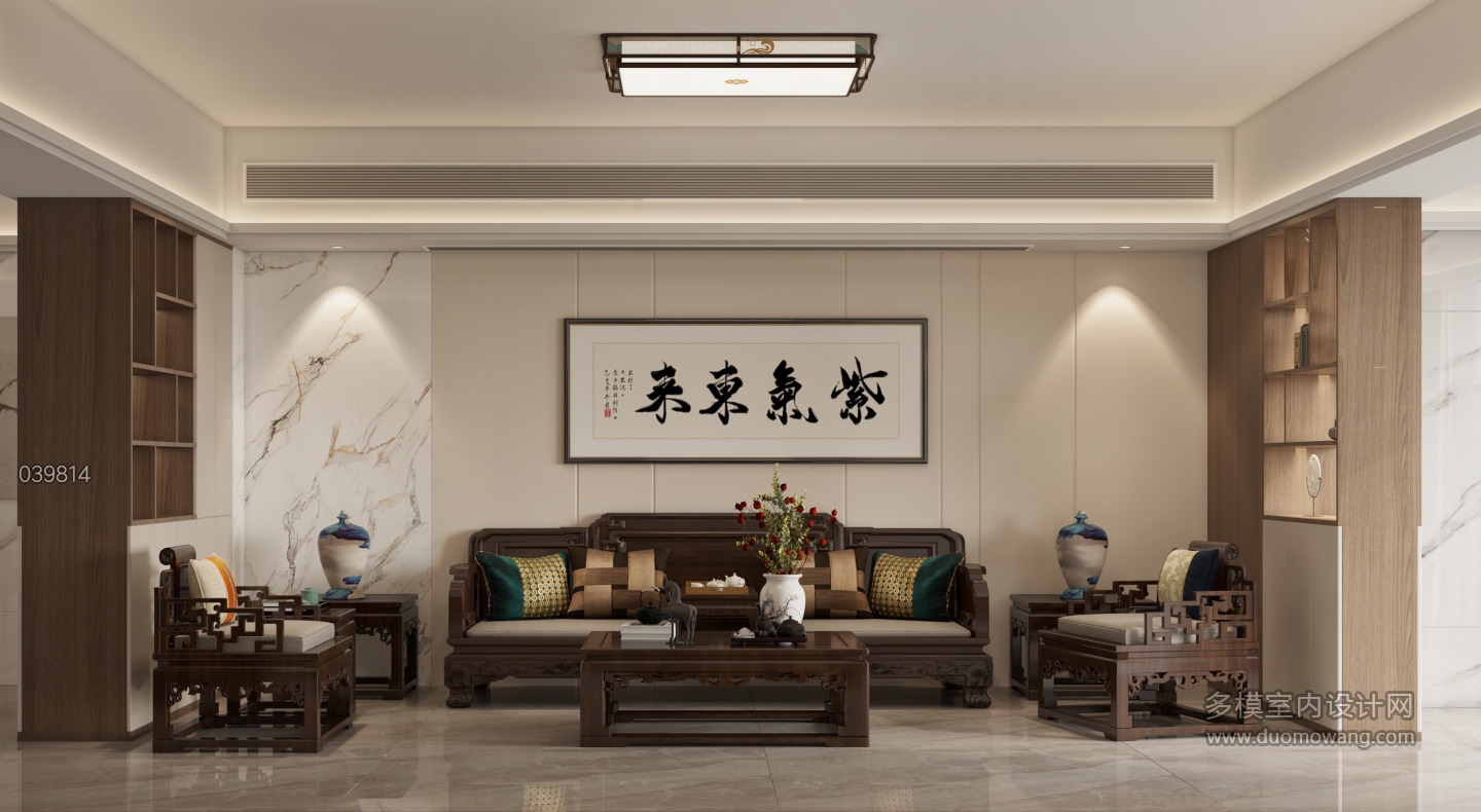 新中式沙发面