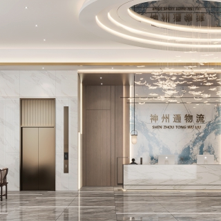 现代一楼前台大厅