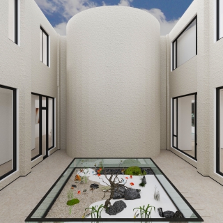 现代庭院