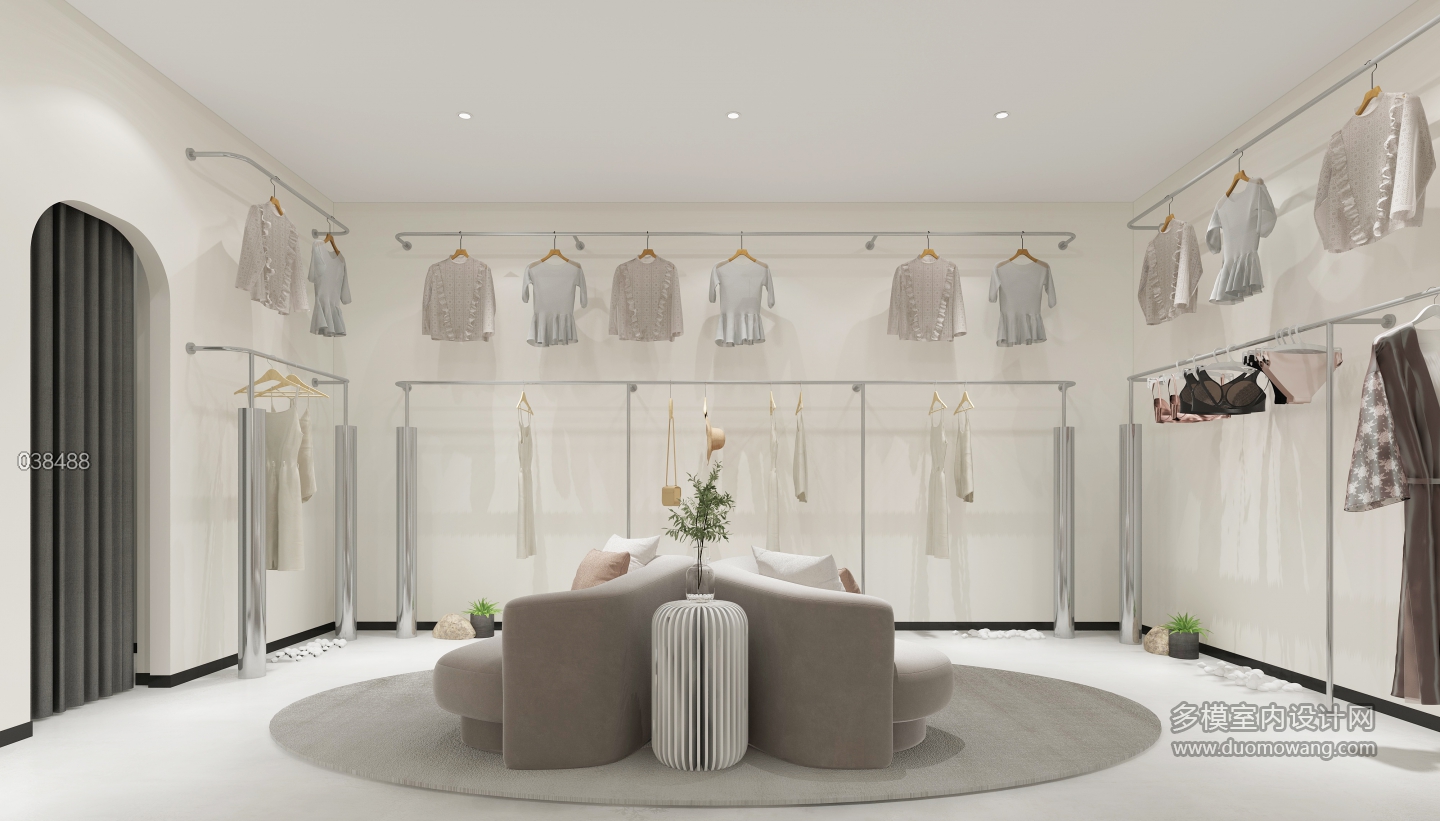 现代服装店1F高订区