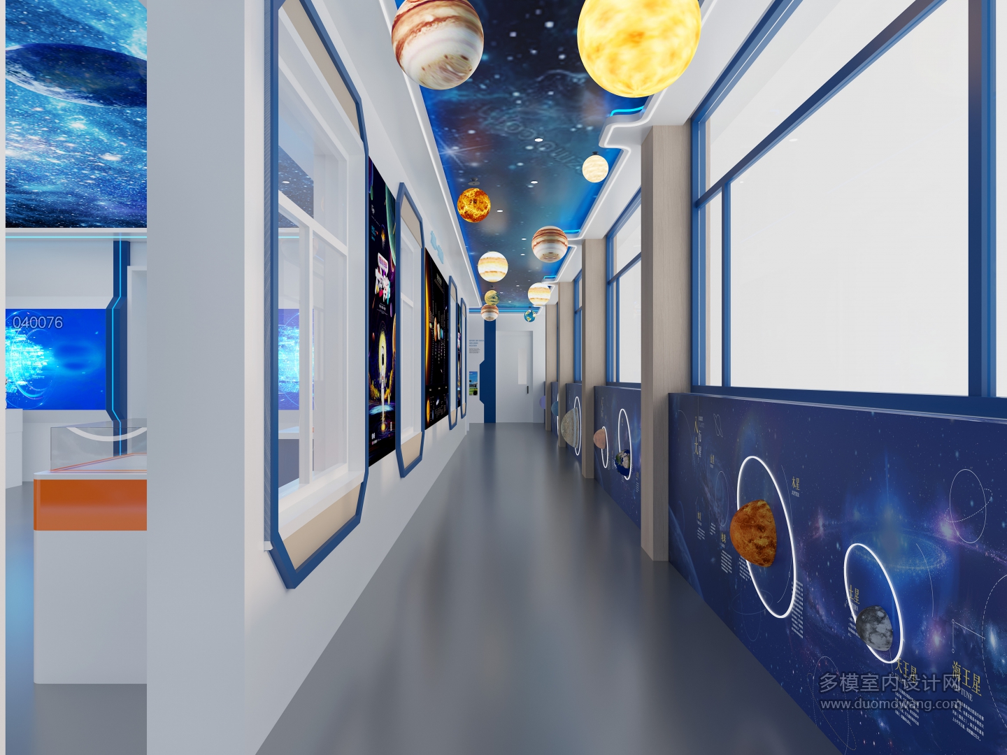 现在科技学校展厅