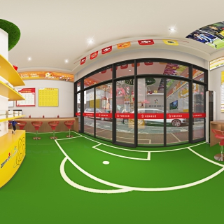 现代 体彩店 全景