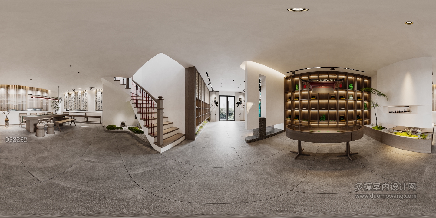 新中式翡翠展示区