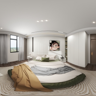 新中式二楼小孩房1全景