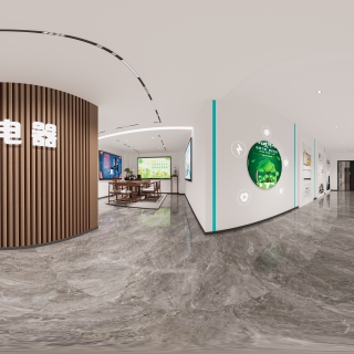 现代电器展厅全景1