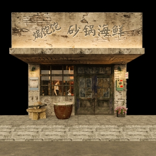 复古门头