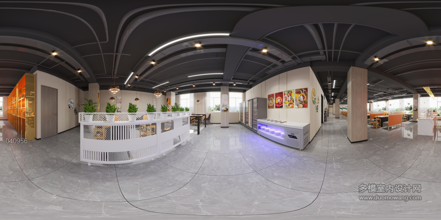 现代火锅店360