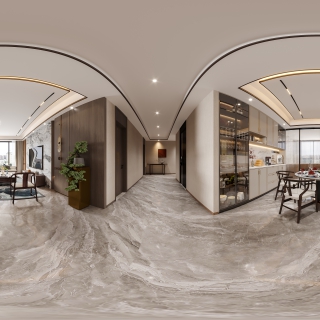 现代三楼客餐厅360