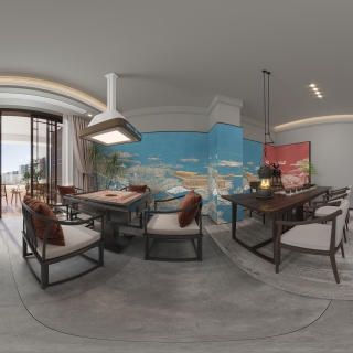 新中式麻将室360