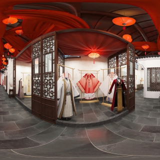 中式 婚馆走廊全景-1 (1)