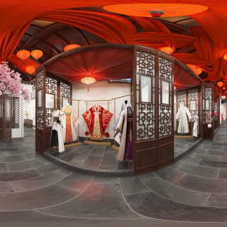 中式 婚馆走廊全景-2 (1)