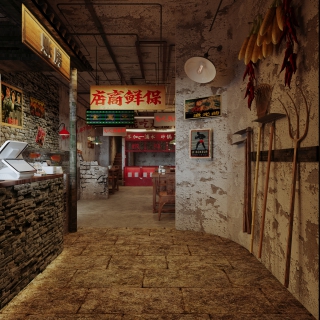 复古门厅