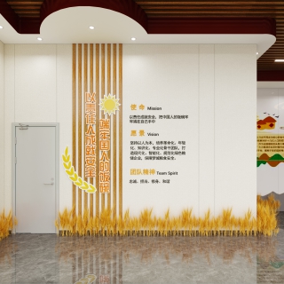 现代大门背景墙