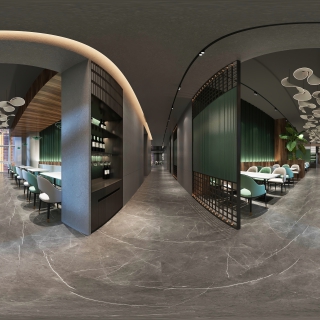现代餐厅用餐区c (1)