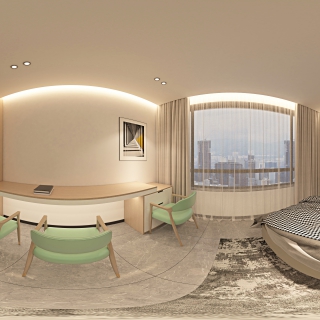 现代 卧室 03全景