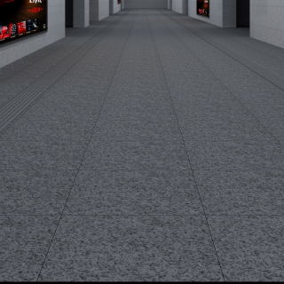 现代地铁过道
