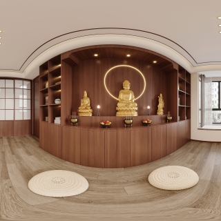 中式2层佛龛360